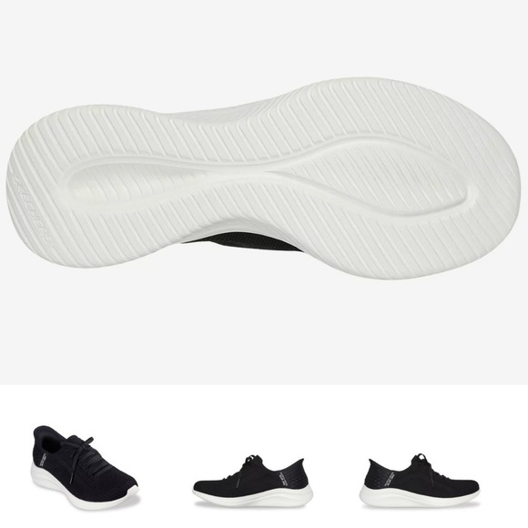 Skechers Hands Free Slip-Ins Ultra Flex 3.0 Brilliant Path Sneaker in Black Sz 6 - Picture 4 of 11